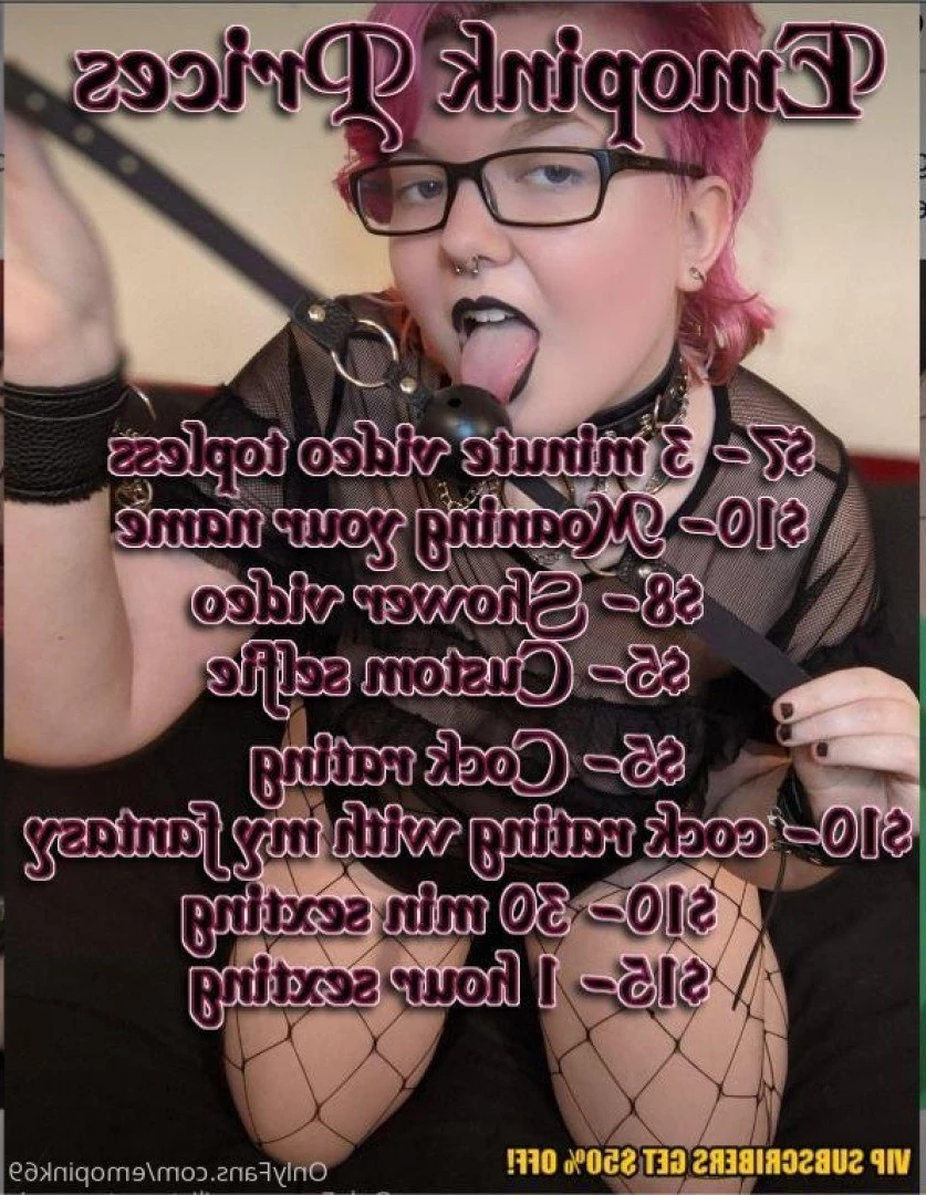 🆓GOTH😈College🥵BBW 🍑Britney🖤 DM ME 😻 [ emopink69 ] Onlyfans leaked photo 2308694 on Hotleaks.tv