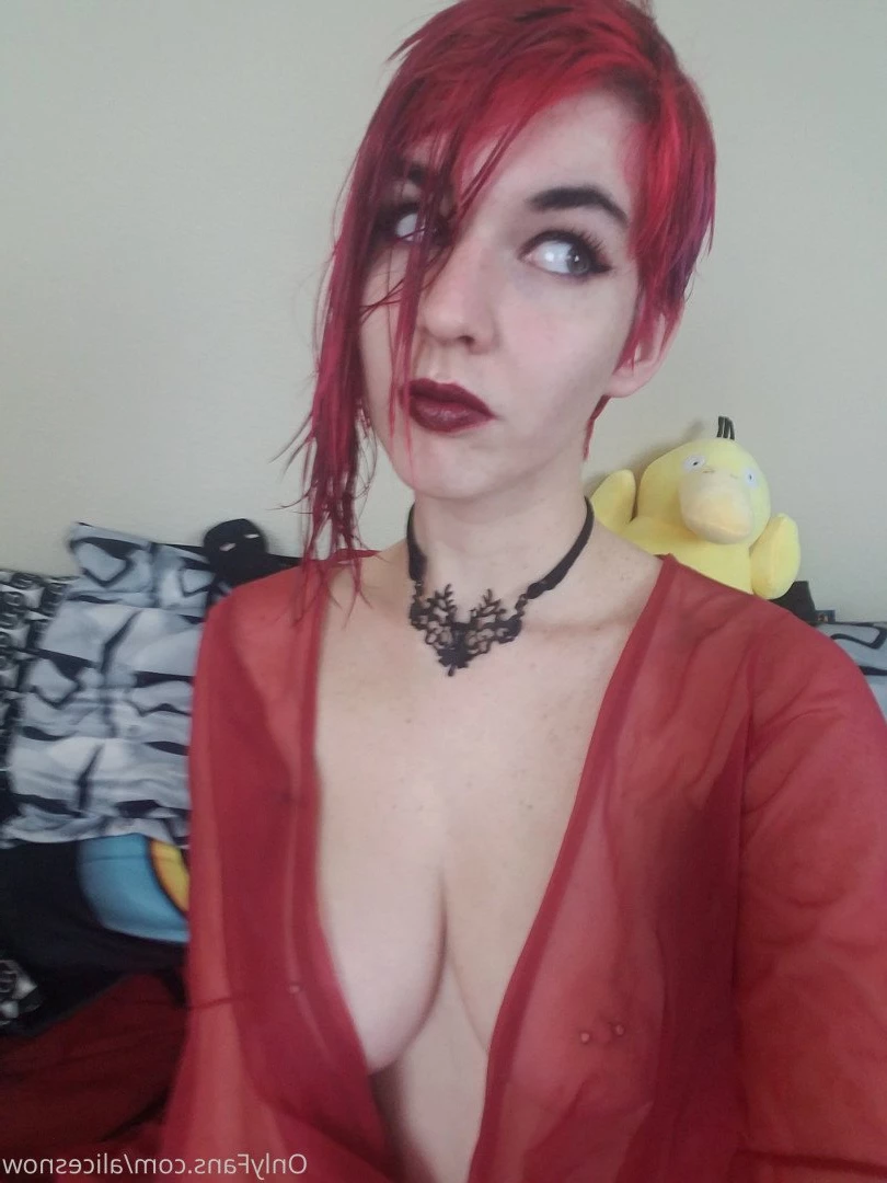 Alice ~ Big Tittied Goth Girlfriend [ alicesnow ] Onlyfans leaked photo 4251157 on Hotleaks.tv
