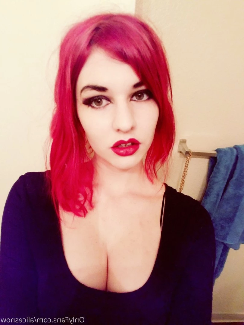 Alice ~ Big Tittied Goth Girlfriend [ alicesnow ] Onlyfans leaked photo 4253065 on Hotleaks.tv