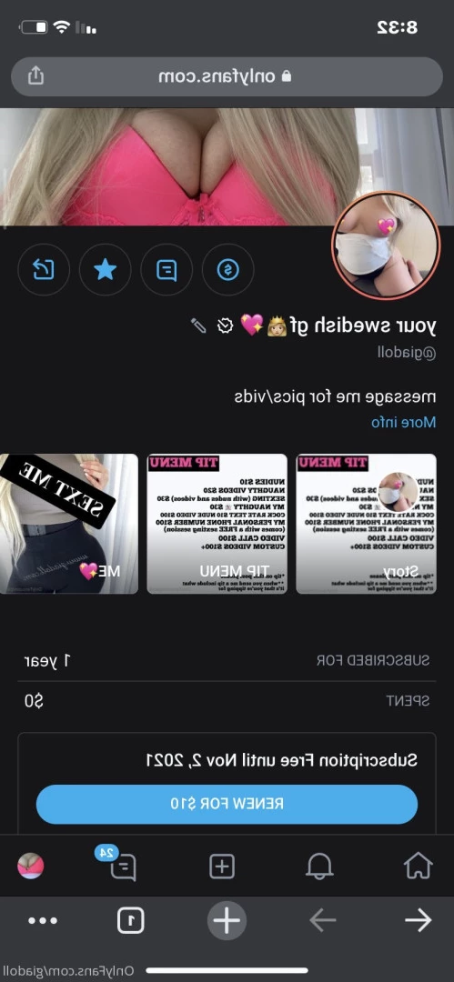 C💦M WITH ME👅 [ giadoll ] Onlyfans leaked photo 10258146 on Hotleaks.tv