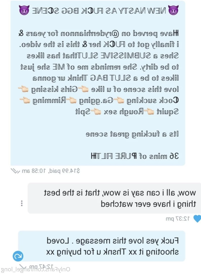 🌸 𝐀𝐍𝐆𝐄𝐋 𝐋𝐎𝐍𝐆 🌸 𝗮𝗹𝘄𝗮𝘆𝘀 𝗶𝗻 𝘁𝗵𝗲 𝗗𝗠’𝘀 [ angel_long ] Onlyfans leaked photo 12461919 on Hotleaks.tv