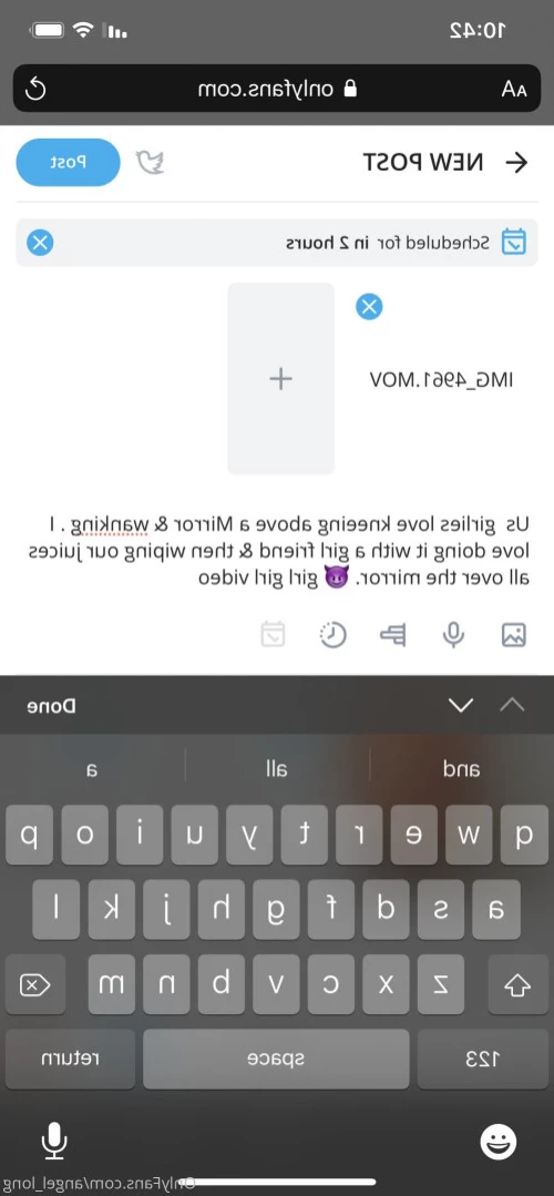 🌸 𝐀𝐍𝐆𝐄𝐋 𝐋𝐎𝐍𝐆 🌸 𝗮𝗹𝘄𝗮𝘆𝘀 𝗶𝗻 𝘁𝗵𝗲 𝗗𝗠’𝘀 [ angel_long ] Onlyfans leaked photo 13252761 on Hotleaks.tv