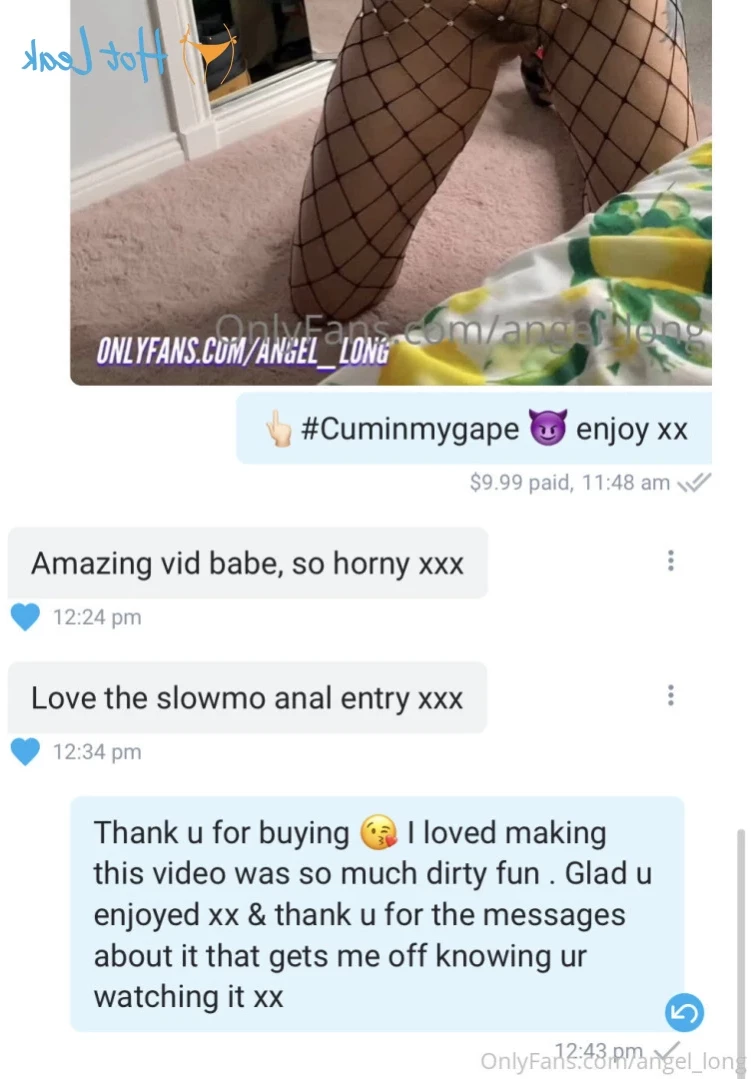 🌸 𝐀𝐍𝐆𝐄𝐋 𝐋𝐎𝐍𝐆 🌸 𝗮𝗹𝘄𝗮𝘆𝘀 𝗶𝗻 𝘁𝗵𝗲 𝗗𝗠’𝘀 [ angel_long ] Onlyfans leaked photo 14156329 on Hotleaks.tv