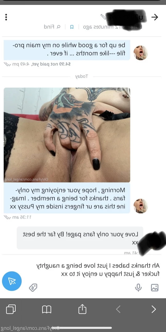 🌸 𝐀𝐍𝐆𝐄𝐋 𝐋𝐎𝐍𝐆 🌸 𝗮𝗹𝘄𝗮𝘆𝘀 𝗶𝗻 𝘁𝗵𝗲 𝗗𝗠’𝘀 [ angel_long ] Onlyfans leaked photo 14731217 on Hotleaks.tv