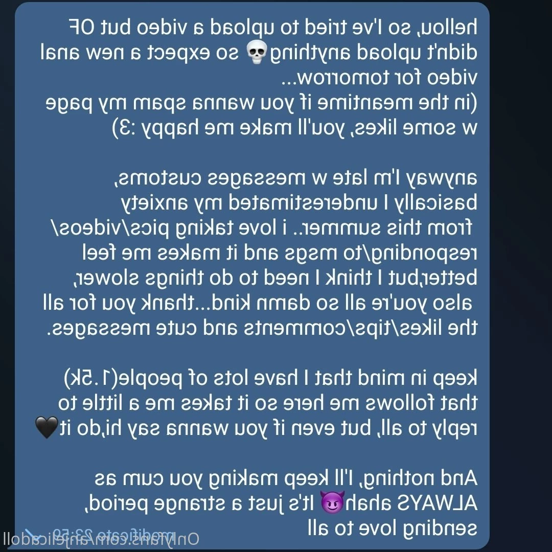 𝖆𝖓𝖏𝖊𝖑𝖎𝖈𝖆 [ anjelicadoll ] Onlyfans leaked photo 5875850 on Hotleaks.tv