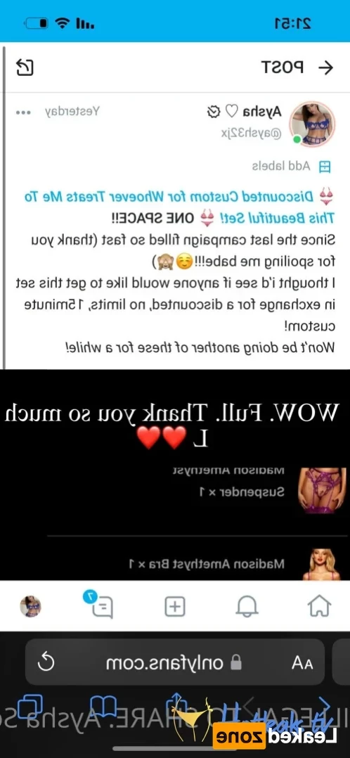 🪢 Aysha ⛓ [ aysh32jx ] Onlyfans leaked photo 14646925 on Hotleaks.tv