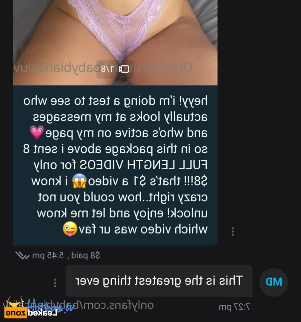 Baby Bianca [ babybianca ] Onlyfans leaked photo 15909580 on Hotleaks.tv