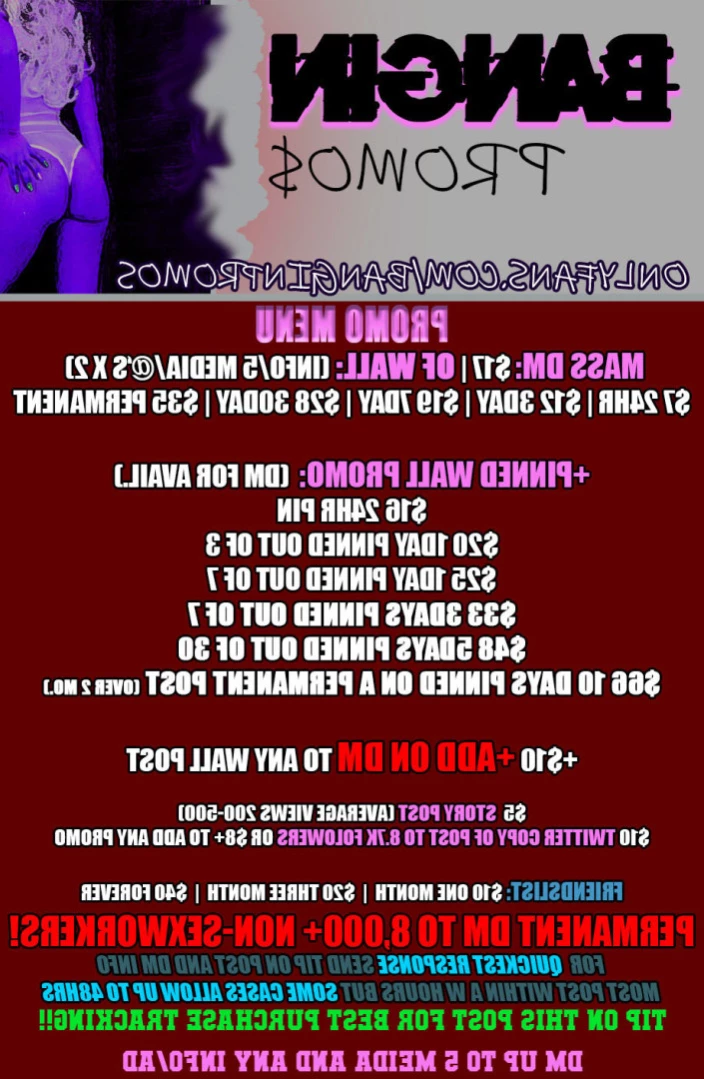 𝔹𝔸ℕ𝔾𝕀ℕ 🅿🆁🅾🅼🅾🆂 [ banginpromos ] Onlyfans leaked photo 10990257 on Hotleaks.tv