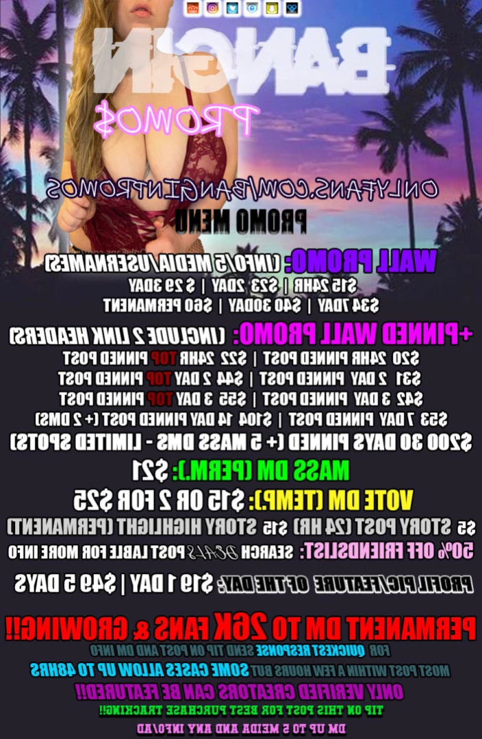 𝔹𝔸ℕ𝔾𝕀ℕ 🅿🆁🅾🅼🅾🆂 [ banginpromos ] Onlyfans leaked photo 11863754 on Hotleaks.tv