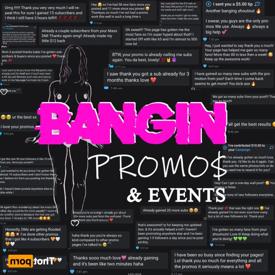 𝔹𝔸ℕ𝔾𝕀ℕ 🅿🆁🅾🅼🅾🆂 [ banginpromos ] Onlyfans leaked photo 13168997 on Hotleaks.tv