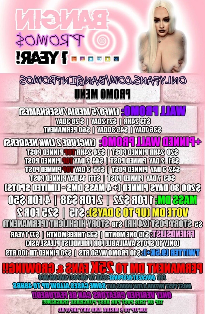 𝔹𝔸ℕ𝔾𝕀ℕ 🅿🆁🅾🅼🅾🆂 [ banginpromos ] Onlyfans leaked photo 14685987 on Hotleaks.tv