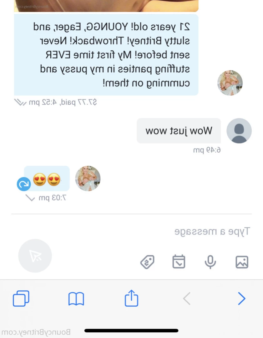 Sexting open☀️ Bouncy Britney [ bouncybritney1 ] Onlyfans leaked photo 12289580 on Hotleaks.tv