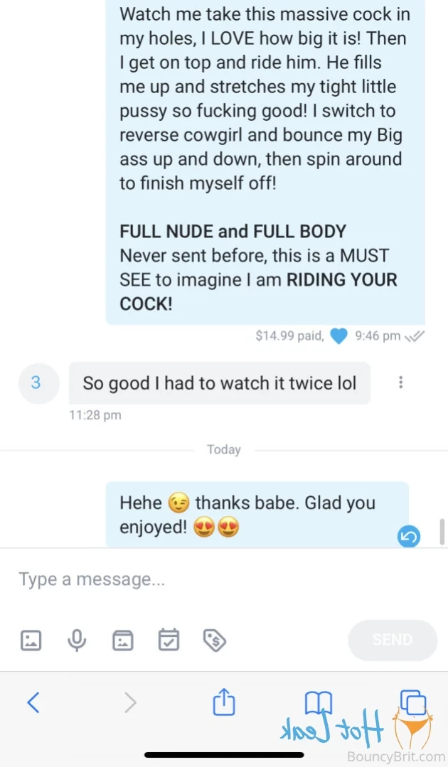 Sexting open☀️ Bouncy Britney [ bouncybritney1 ] Onlyfans leaked photo 14488067 on Hotleaks.tv
