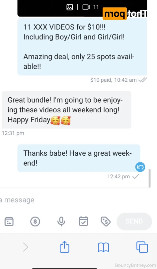 Sexting open☀️ Bouncy Britney [ bouncybritney1 ] Onlyfans leaked photo 14997901 on Hotleaks.tv
