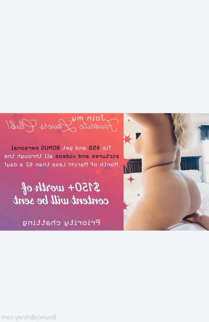 Sexting open☀️ Bouncy Britney [ bouncybritney1 ] Onlyfans leaked photo 15280152 on Hotleaks.tv