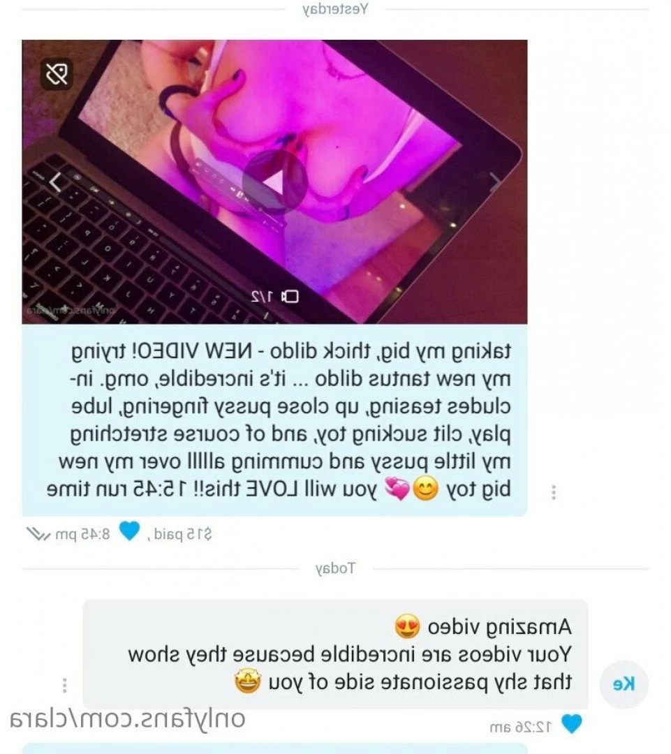 clara♡ ☆。.:*・°☆ [ clara ] Onlyfans leaked photo 3546703 on Hotleaks.tv