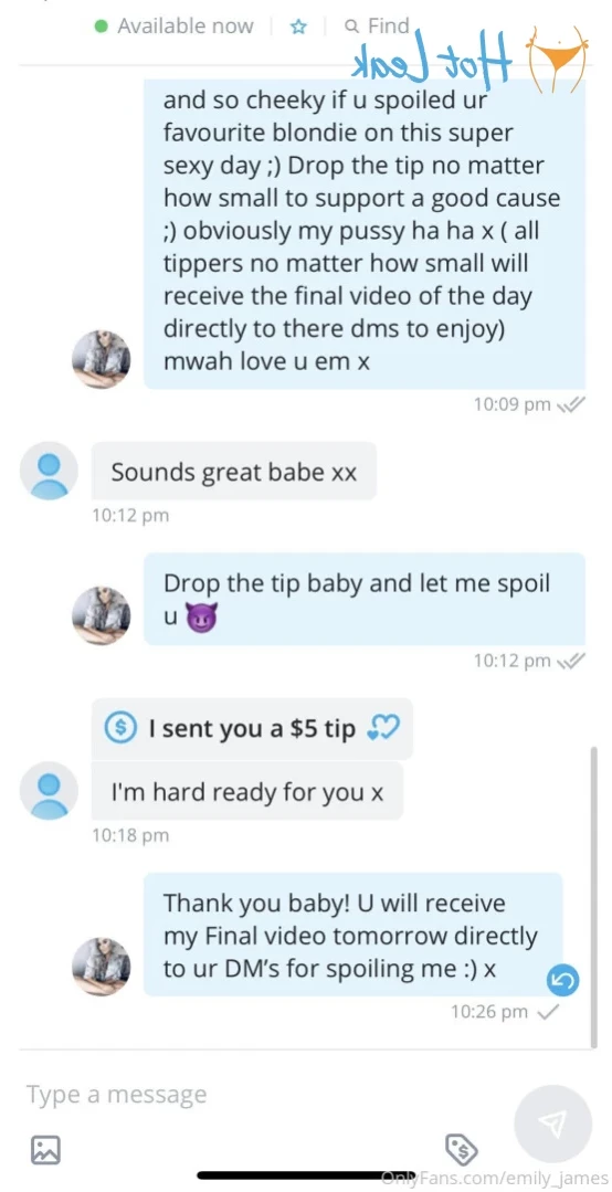 Emily [ emily_james ] Onlyfans leaked photo 15545387 on Hotleaks.tv