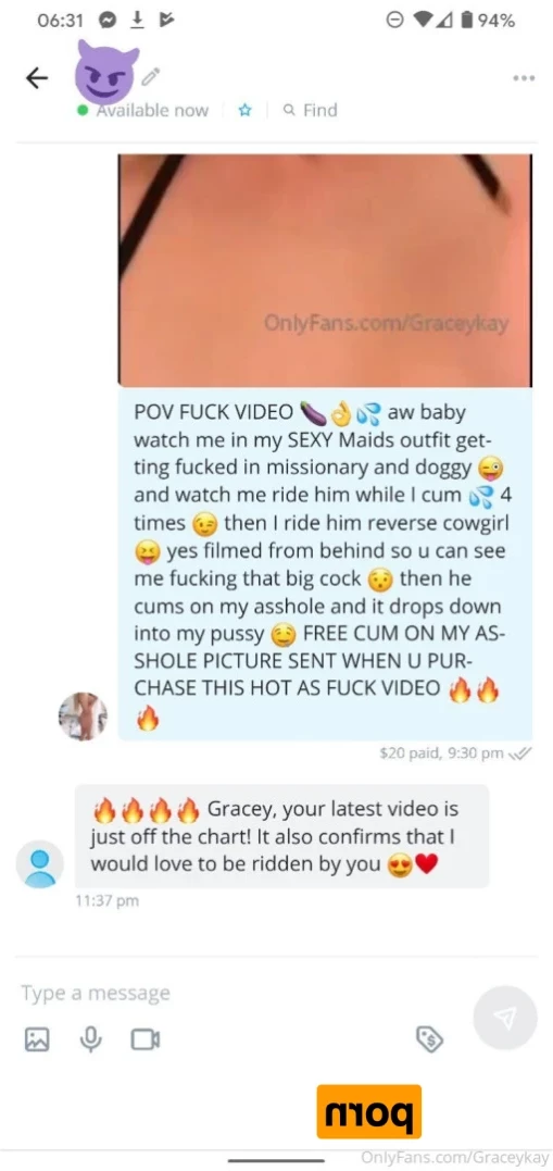 I love sexting ❤️ [ graceykay ] Onlyfans leaked photo 15519738 on Hotleaks.tv