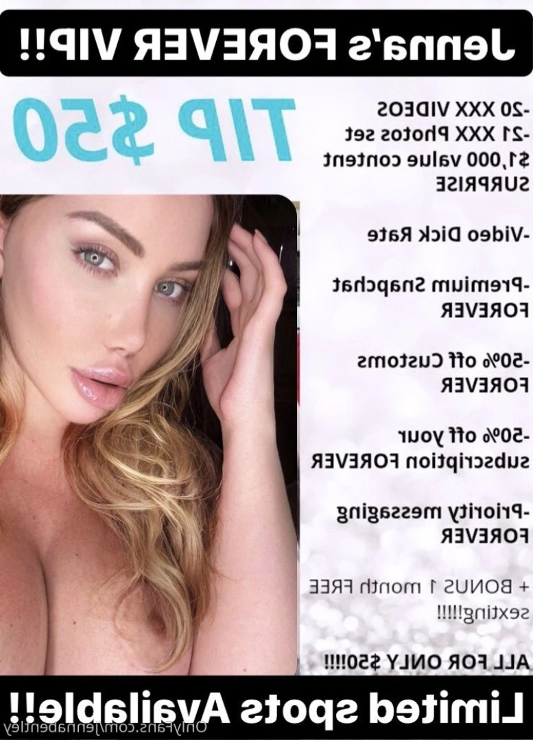 𝗝𝗘𝗡𝗡𝗔 𝗕𝗘𝗡𝗧𝗟𝗘𝗬 ❌ [ jennabentley ] Onlyfans leaked photo 5836090 on Hotleaks.tv