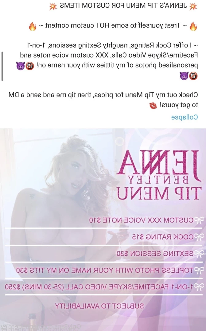 𝗝𝗘𝗡𝗡𝗔 𝗕𝗘𝗡𝗧𝗟𝗘𝗬 ❌ [ jennabentley ] Onlyfans leaked photo 5841843 on Hotleaks.tv
