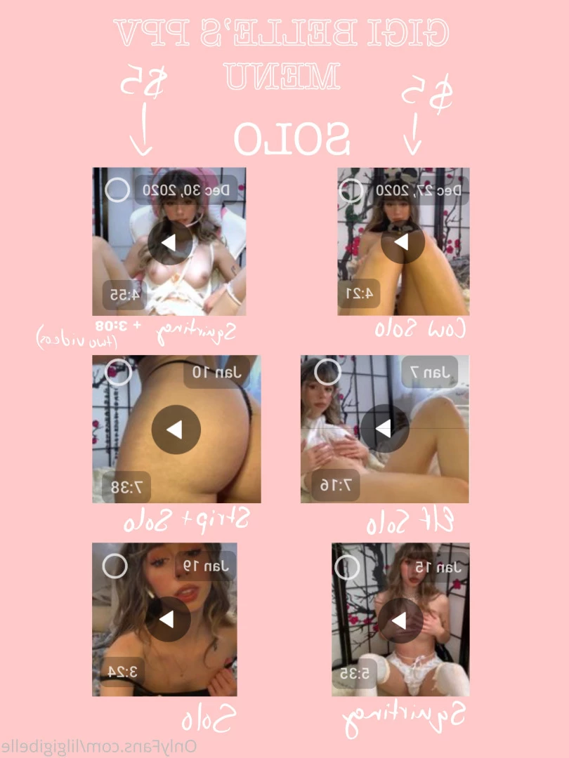 ♡ 𝑔𝒾𝑔𝒾 ♡ [ lilgigibelle ] Onlyfans leaked photo 10029880 on Hotleaks.tv