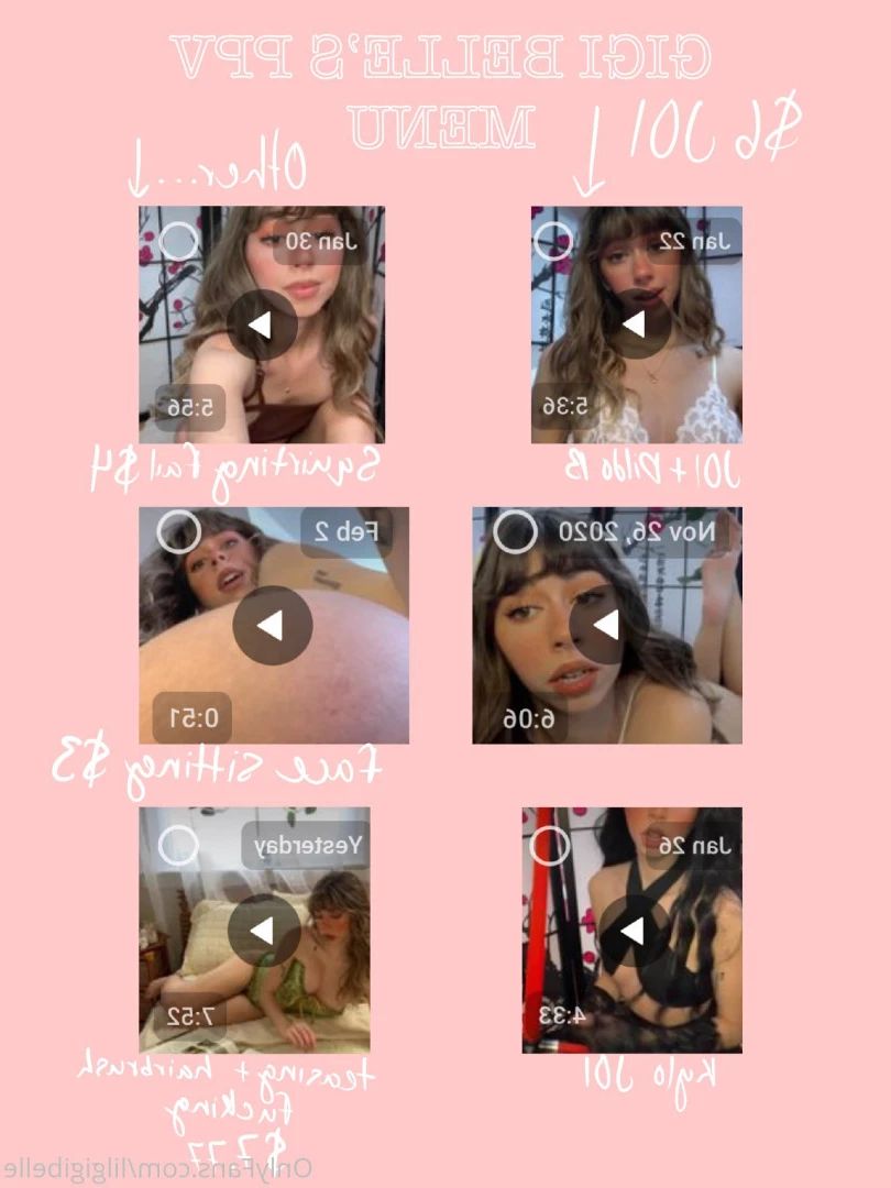 ♡ 𝑔𝒾𝑔𝒾 ♡ [ lilgigibelle ] Onlyfans leaked photo 10031012 on Hotleaks.tv