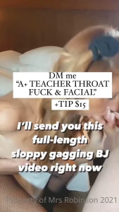 Mrs. Robinson [ mrsrobinsonvip ] Onlyfans leaked video 8887429 on Hotleaks.tv