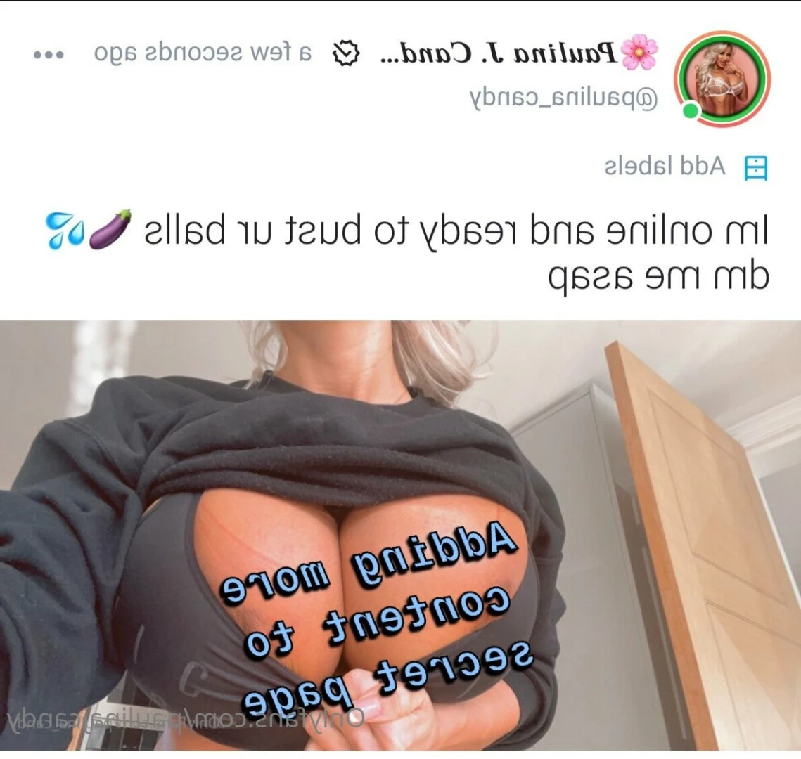 ⚠️ 𝐏𝐀𝐔𝐋𝐈𝐍𝐀 𝐉. 𝐂𝐀𝐍𝐃𝐘 📞𝗣𝗥𝗜𝗩 𝗩𝗜𝗗𝗘𝗢 𝗖𝗔𝗟𝗟 [ paulinajcandy ] Onlyfans leaked photo 6171707 on Hotleaks.tv