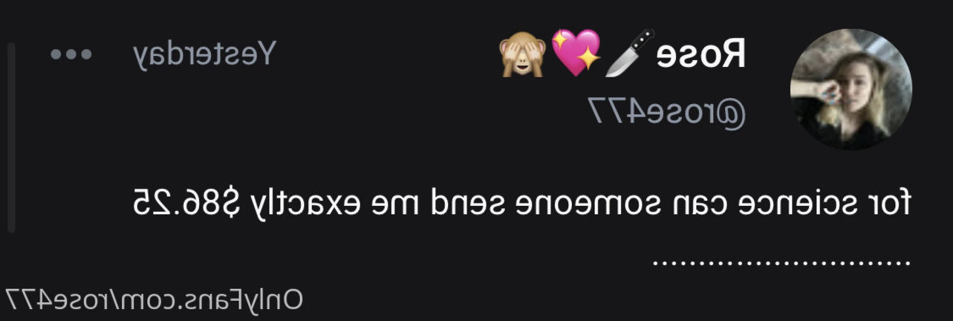Rose🔪💖🙈 [ rose477 ] Onlyfans leaked photo 5750196 on Hotleaks.tv