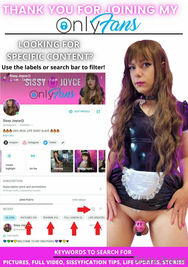 Sissy Joyce [ sissyjoyce ] Onlyfans leaked photo 16647533 on Hotleaks.tv