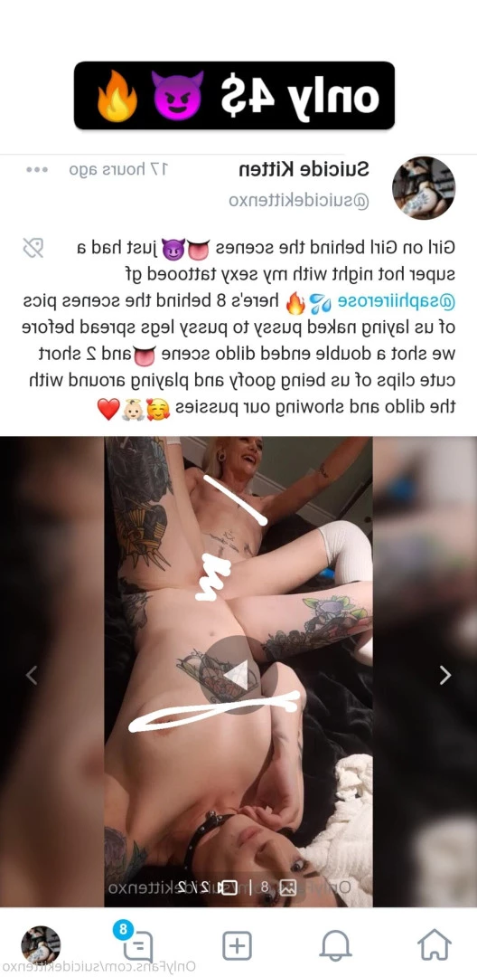 Inked Baby👅 Top 9.3% 😈💦 [ suicidekittenxo ] Onlyfans leaked photo 5669656 on Hotleaks.tv