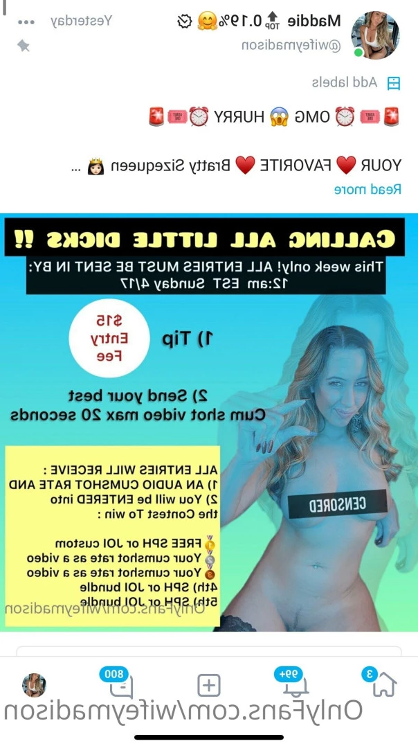 👸🏻Maddie🔝0.09%👸🏻 [ wifeymadison ] Onlyfans leaked photo 6105676 on Hotleaks.tv