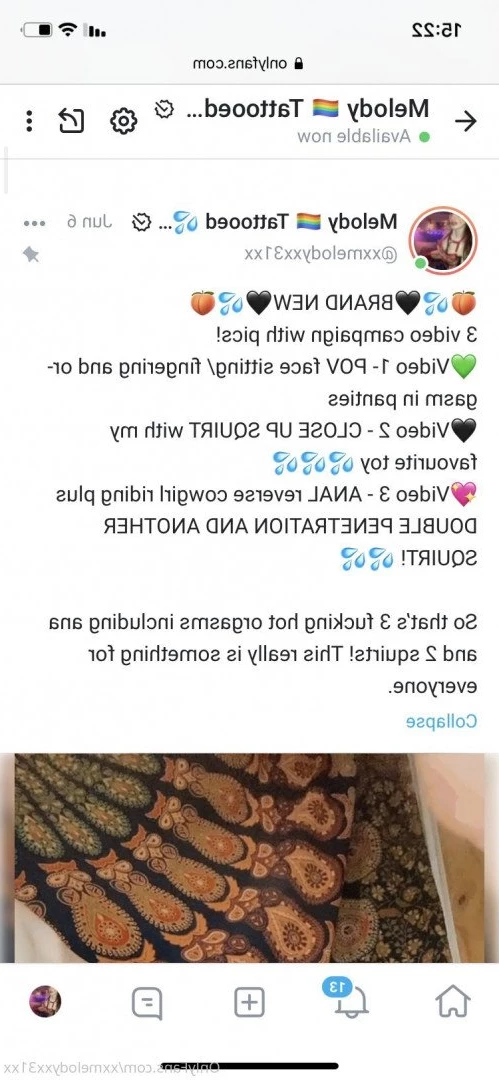 Melody 🏳️‍🌈 Tattooed 💦 Dancer [ xxmelodyxx31xx ] Onlyfans leaked photo 2603496 on Hotleaks.tv
