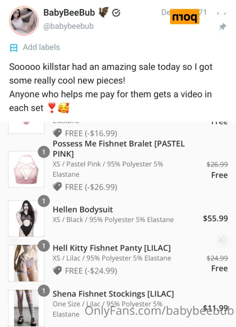 BabyBeeBub 🦇 [ babybeebub ] Onlyfans leaked photo 15310124 on Hotleaks.tv
