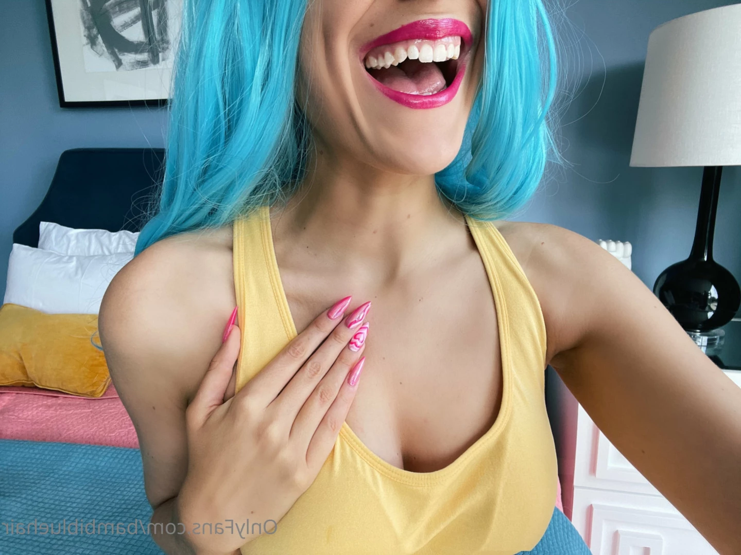 BAMBI BLUE | YOUR NEW GF [ bambibluehair ] Onlyfans leaked photo 13563382 on Hotleaks.tv