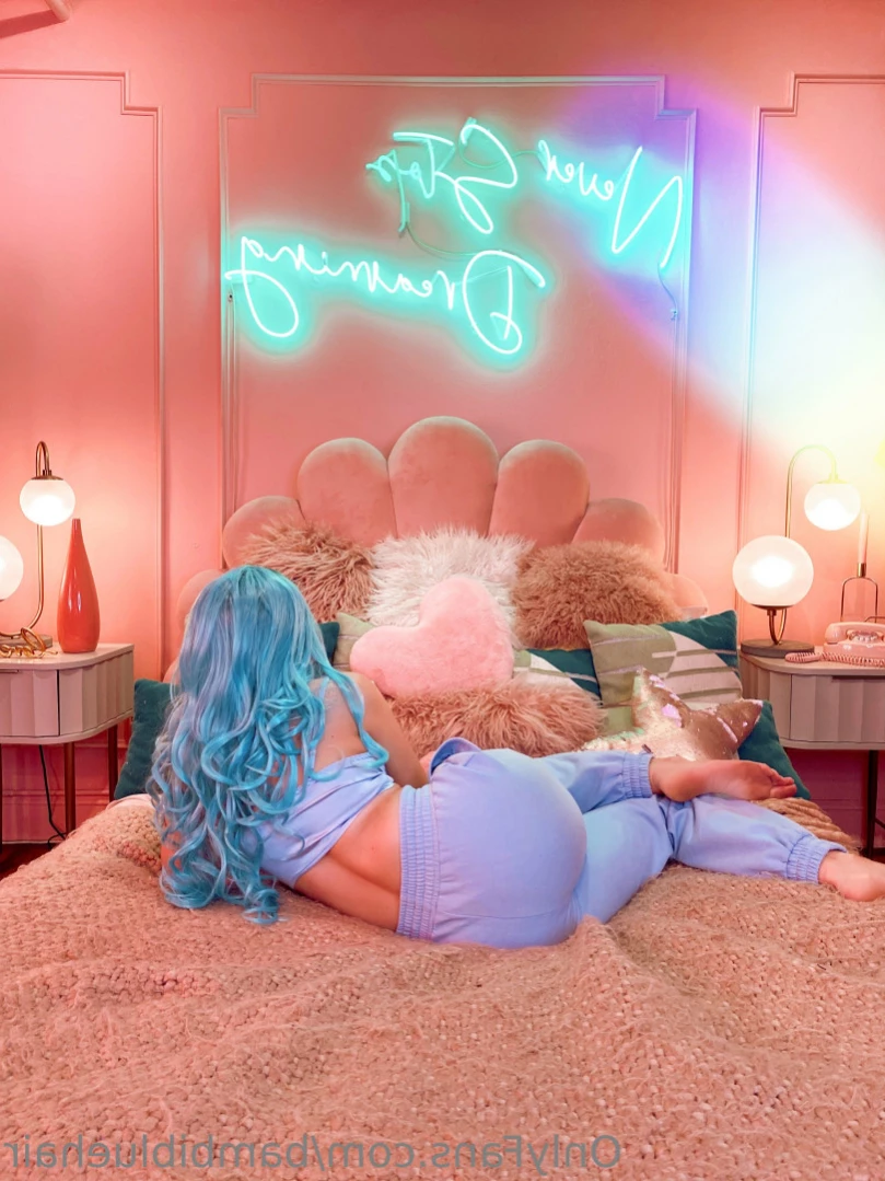 BAMBI BLUE | YOUR NEW GF [ bambibluehair ] Onlyfans leaked photo 15672792 on Hotleaks.tv