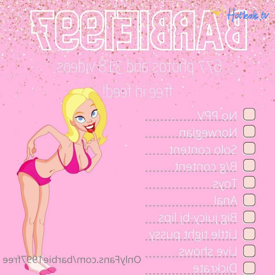 Barbie1997free 🇳🇴 [ barbie1997free ] Onlyfans leaked photo 5246876 on Hotleaks.tv