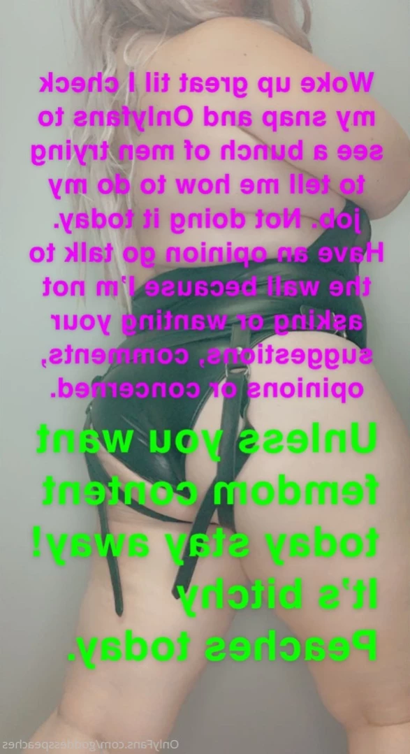 🍑Peaches 💦Breed Me🍆StepMom⛓Mistress [ goddesspeaches ] Onlyfans leaked photo 16210884 on Hotleaks.tv