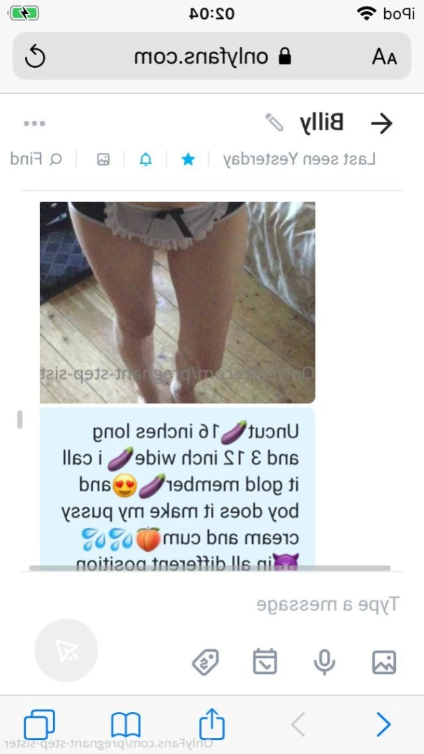 🍑🤰 Currently Pregnant !!🤰🍑 [ pregnant-step-sister ] Onlyfans leaked photo 11098827 on Hotleaks.tv