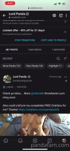 Lord Panda [ realdaddypanda ] Onlyfans leaked video 5310509 on Hotleaks.tv