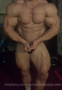 The masked bodybuider [ themaskedbodybuilder ] Onlyfans leaked video 5422178 on Hotleaks.tv