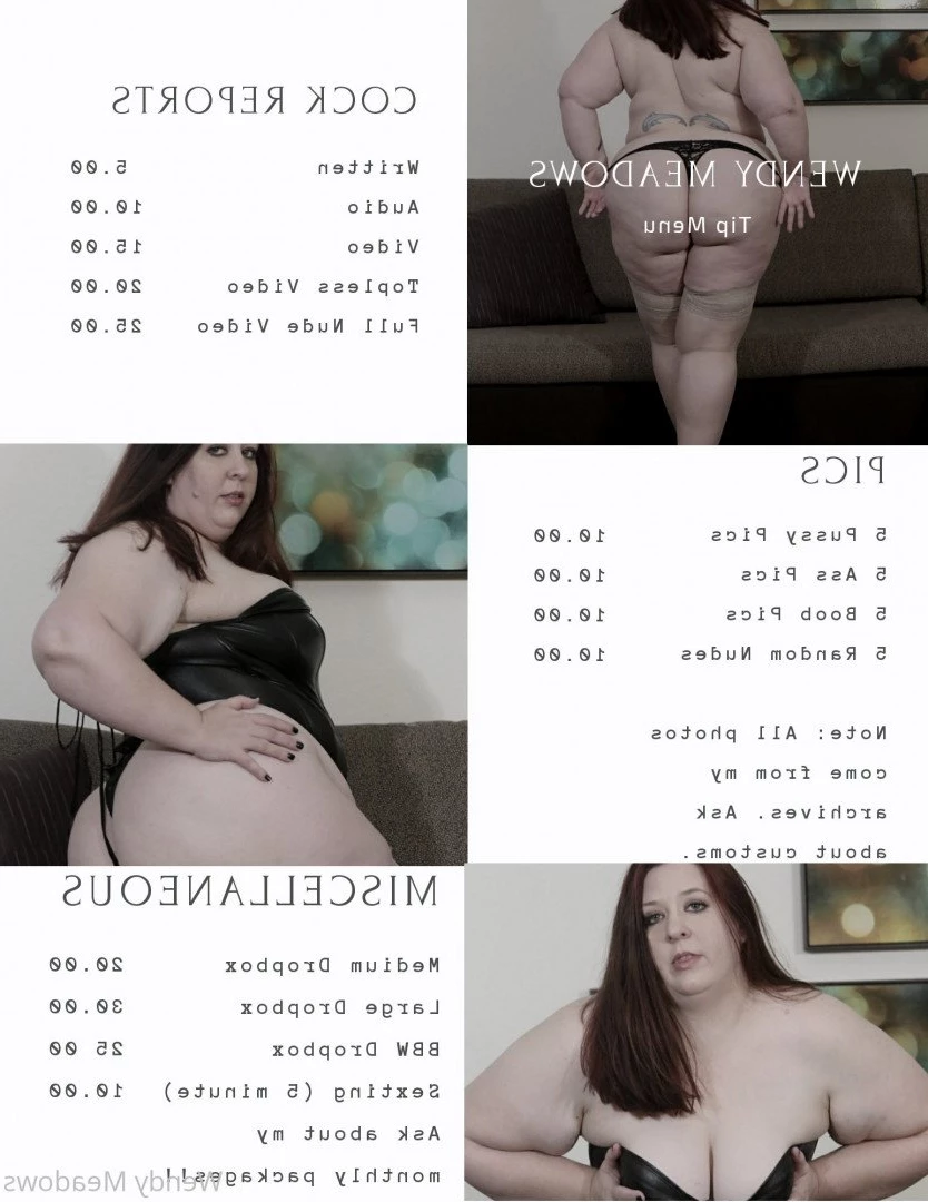 🚨 Big Booty 🍑 BBW Wendy 🤪 [ wendymeadowssc2 ] Onlyfans leaked photo 4784008 on Hotleaks.tv