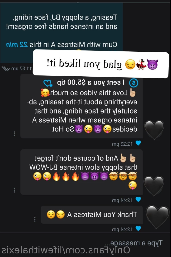 Mistress A 🖤⛓💋 [ lifewithalexis ] Onlyfans leaked photo 10682419 on Hotleaks.tv