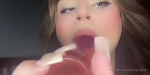 Fatherless henny🧋 [ hennysgummies ] Onlyfans leaked video 7541955 on Hotleaks.tv