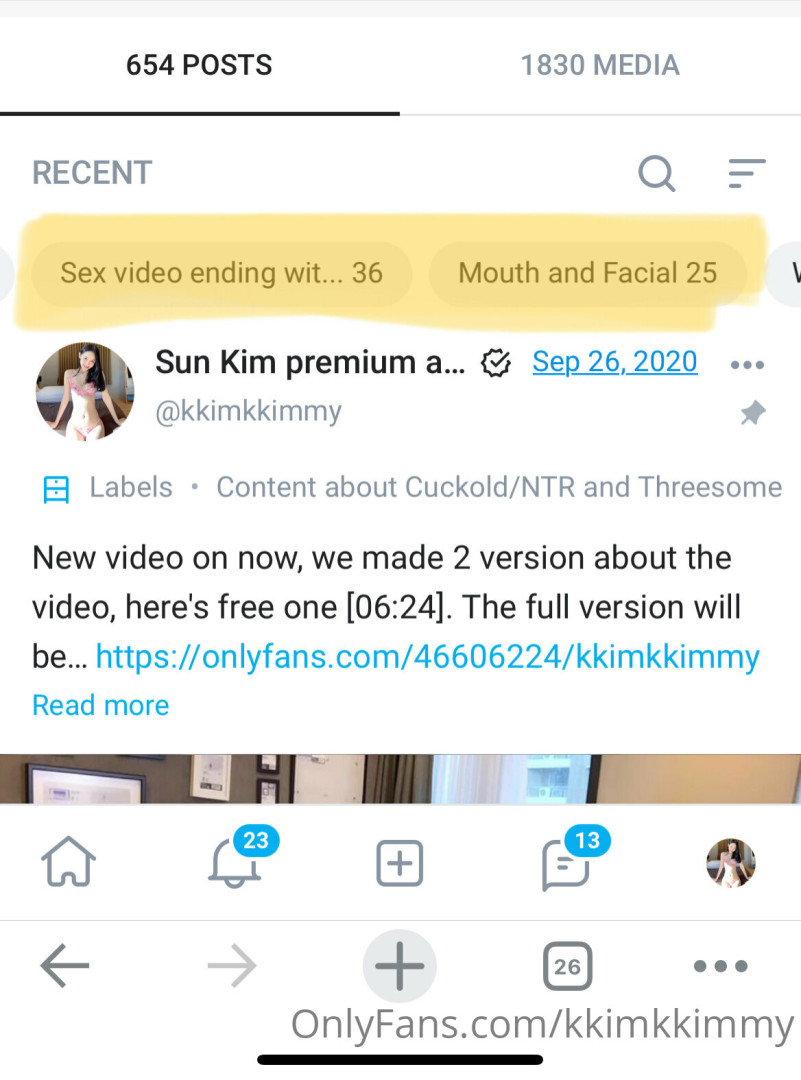 Sun Kim premium account 16548482