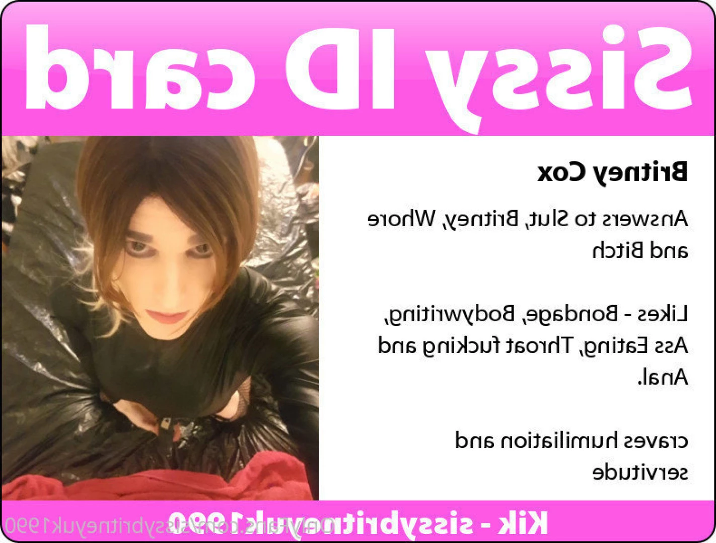 Sissy Britney Chaste [ sissybritneyuk1990 ] Onlyfans leaked photo 6624279 on Hotleaks.tv