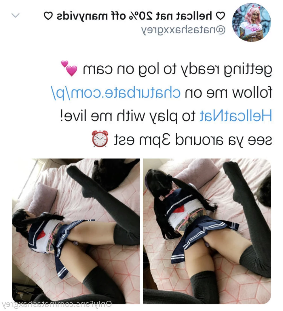 Hellcat Nat *ฅ^•ﻌ•^ฅ* [ hellcat_nat ] Onlyfans leaked photo 8910870 on Hotleaks.tv