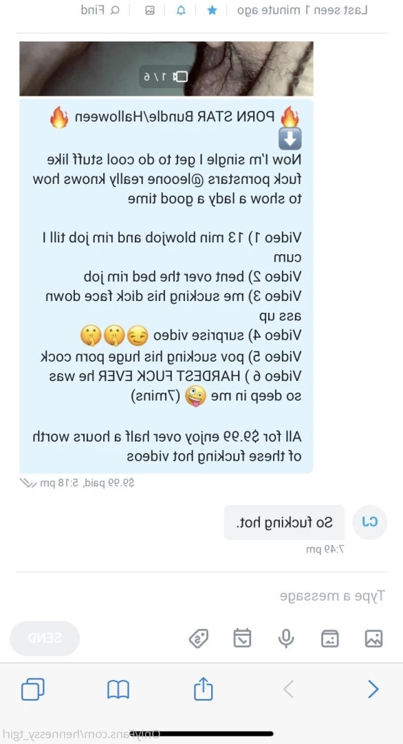 Hennessy 💞 SEXTING QUEEN 💞 [ hennessy_tgirl ] Onlyfans leaked photo 8508018 on Hotleaks.tv