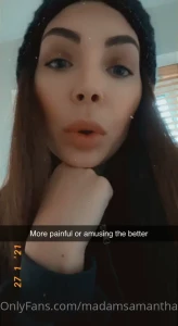 Madam Samantha Femdom &amp; Humiliatrix [ madamsamantha11 ] Onlyfans leaked video 10281996 on Hotleaks.tv