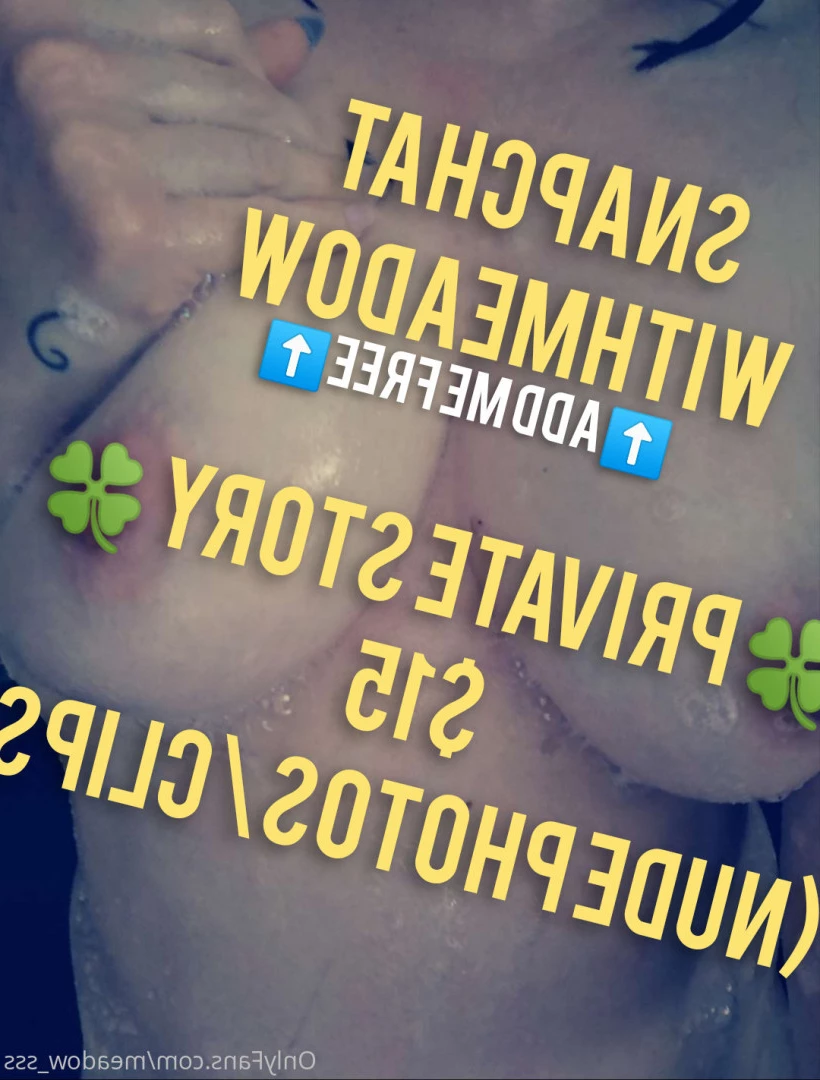 Meadow 🍀 [ meadow_sss ] Onlyfans leaked photo 10032427 on Hotleaks.tv